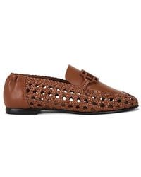 Jonathan Simkhai - Dion Woven Leather Loafer - Lyst