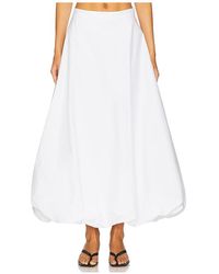 By Malene Birger - Falda Maxi Aubrey En Color Blanco Talla En - Lyst