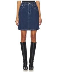 Free People - X We The Free Suzy Denim Midi Skirt - Lyst