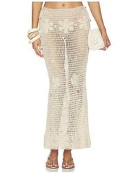 Asta Resort - Charlotte Hand Crochet Skirt - Lyst