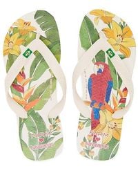 Havaianas - Farm Rio Parrot And Floral Sandal - Lyst