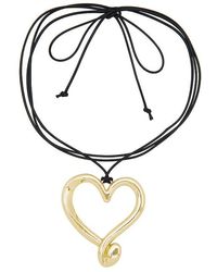 petit moments - Heart Corded Necklace - Lyst