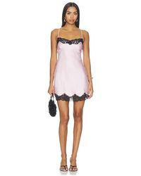 Frankie's Bikinis - X Devon Lee Carlson Liz Silk Slip Mini Dress - Lyst