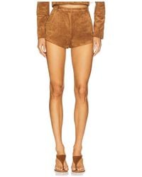 Amanda Uprichard - X Revolve Kelso Suede Short - Lyst