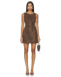 Free People - Atlas Suede Mini Dress - Lyst