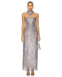 Bevza - Vestido Largo Sunbeams En Color Gris Talla (También En S, Xs) - Lyst