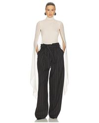 Helsa - Georgette Cape Top - Lyst