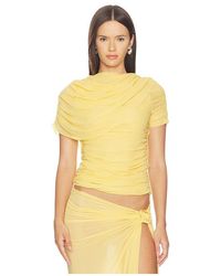 Maygel Coronel - Eterea Top en Yellow - Lyst