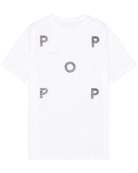 Pop Trading Co. - Camiseta Logo En Color Blanco Talla (También En M, S, Xl/1X) - Lyst