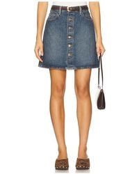 Levi's - Retro Button Front Skirt - Lyst