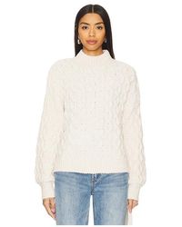 Sanctuary - Cable Mock Neck Sweater - Lyst