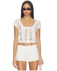 GUIZIO - Emery Blouse - Lyst