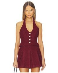 MAJORELLE - Sandy Halter Top - Lyst
