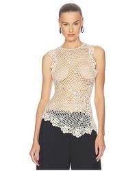 SRG - Camdin Hand Crochet Asymmetric Top - Lyst