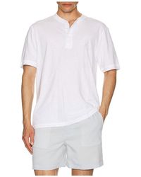 Faherty - Short Sleeve Sunwashed Henley - Lyst