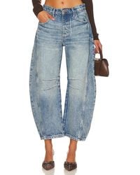 Free People - X We The Free Good Luck Mid Rise Barrel - Lyst
