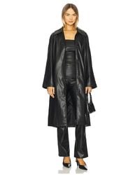 superdown - Francine Faux Leather Coat - Lyst