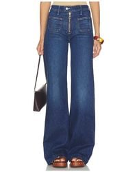Mother - The Patch Pocket Hustler Roller Exposed Zip Heel Jeans - Lyst