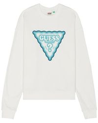 Guess - Multi-Color Triangle Crewneck - Lyst