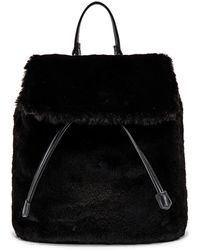 Lovers + Friends Fi Fur Backpack - Schwarz