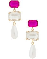 petit moments - Alexis Pearl Drop Earrings - Lyst