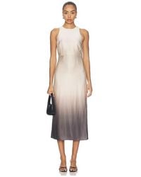 ALIGNE - Adeline Long Satin Dress - Lyst