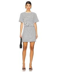 Jonathan Simkhai - Zeus Short Sleeve Draped T-Shirt Dress - Lyst