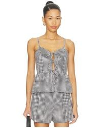Blank NYC - Plaid Tank Top - Lyst