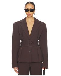ROTATE BIRGER CHRISTENSEN - Suiting Belted Blazer - Lyst