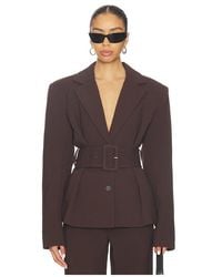 ROTATE BIRGER CHRISTENSEN - Suiting Belted Blazer - Lyst