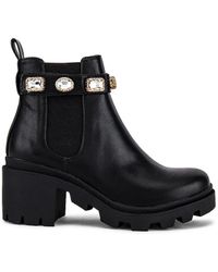 steve madden black amulet booties