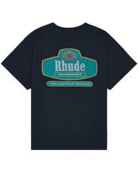 Rhude Racing Crest Tee - Schwarz