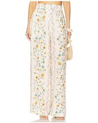 Agua Bendita - Pantalón Totoa Chinesis En Color Ivory Talla (También En Xl) - Lyst