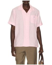 Polo Ralph Lauren - Short Sleeve Seersucker Linen Andy Camp Shirt - Lyst