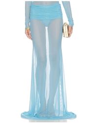 SIDERA - Nerea Draped Maxi Skirt - Lyst