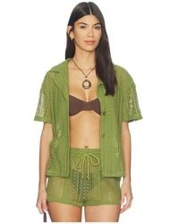 ALL THE WAYS - Rosie Button Up Top - Lyst