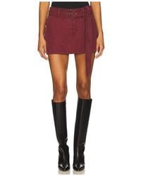 AFRM - The Chippy Belted Micro Mini Skirt - Lyst