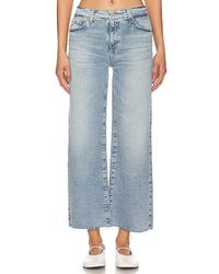AG Jeans - CROPPED JAMBES LARGES SAIGE - Lyst