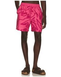 by Parra - Birds Fly Free Swim Shorts - Lyst