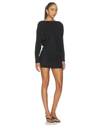 Enza Costa - Supima Structured Jersey Dolman Curve Dress - Lyst