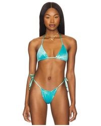 VDM - Blair Reversible Bikini Top - Lyst