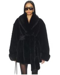 Lovers + Friends - Margot Faux Fur Coat - Lyst