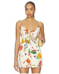Astr - Alma Top En Color Blanco, Naranja Talla (También En Xs, M, Xl) - Lyst