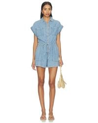PAIGE - Maliah Romper En Color Azul Talla (También En 00, 2, 4, 6, 8, 14) - Lyst