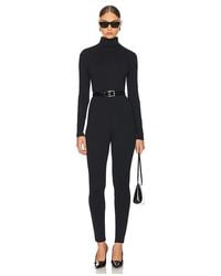 Susana Monaco - Mock Neck Long Sleeve Jumpsuit - Lyst