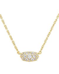 Kendra Scott Grayson Crystal Pendant Necklace - Metallic