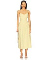 MINKPINK - Ophelia Ruched Midi Dress - Lyst