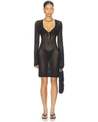 GOOD AMERICAN - Crochet Mini Dress - Lyst
