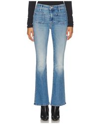 Mother - The Patch Pocket Weekend Jeans - Lyst