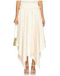AKNVAS - Vera Satin Skirt - Lyst